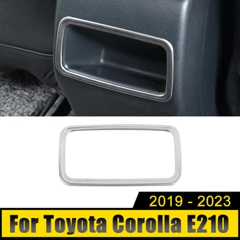 Неръждаема Автомобили Задната Вентилационна Изход За Климатик, Рамка, Накладки, Стикер За Toyota Corolla 2019-2021 2022 2023 E210 Аксесоари