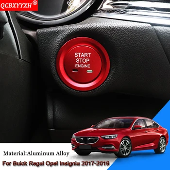 Капачка Бутон за Стартиране на Двигателя СТОП-Ключа за Запалване Капак на Превключвателя За Buick Regal Opel Insignia 2017-2019 Holden Commodore (ZB) 2018 2019