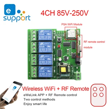 Използва се за Алекса Дистанционно Управление Приемник Умен WiFi Превключвател за Безжична 433 Mhz Приемник за Домашно Умен Допълнителен Релеен Модул Таймер