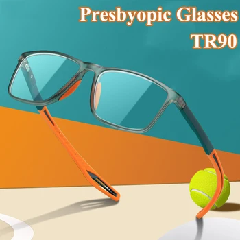 Висококачествени Очила За Далекогледство, Гъвкави Рамки TR90, Блокиране на Синя Светлина, Очила За Четене, Спортни Очила По Рецепта За Мъже