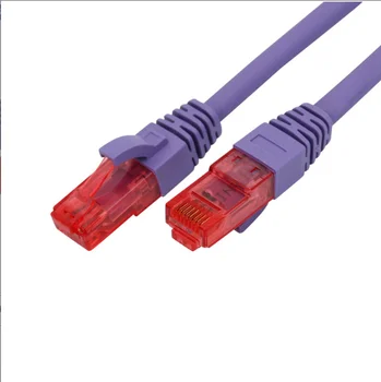 hldkh шест гигабитови мрежови кабели 8-жилен основа cat6a networ Супер шест двойно екраниран мрежов кабел мрежов скок високоскоростен кабел