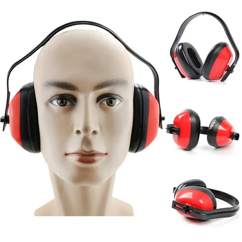 Ловни Слушалки Пластмасови Звукоизолирани Червени Слушалки За Защита на Слуха Защита на Ушите, намаляване на шума Слушалки Противоударные SHC-5815