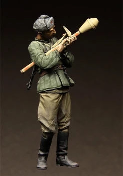 Колекция от модели фигури от смола 1/35-C183 Руски войник в разглобено формата на неокрашенный