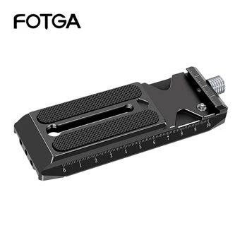 Быстроразъемная плоча FOTGA, съвместима с DJI RS2 RSC2 DSLR камера, карданная плоча, с размер быстроразъемная табела за вида на Manfrotto