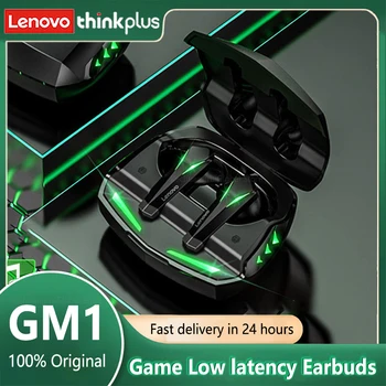 Оригинални Слушалки Lenovo GM1 TWS Upgrade Безжични Слот Bluetooth Слушалки 50 мс С Ниско Закъснение HD Покана Слот Слушалки С Микрофон Нови