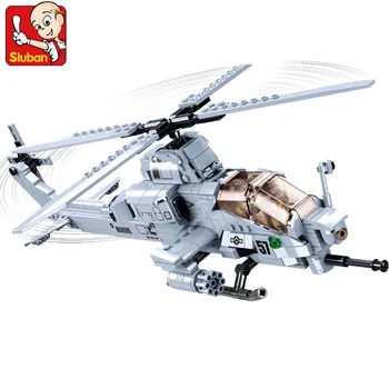 482 бр. Армията Авиацията с AH-1Z VIPER Самолет, Самолет, Хеликоптер Боен Кораб Военни Строителни Блокове на Военни Оръжия Тухли Brinquedos Играчки