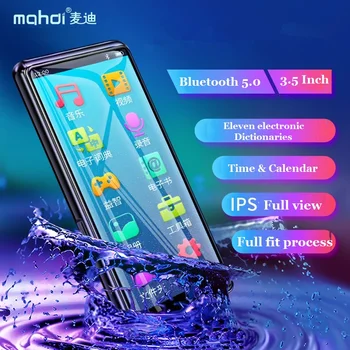 Nadia M9 MP4 Плейър Bluetooth 5,0 Сензорен Екран 3,5 инча HD HIFI 8 GB Музикален MP4 Плейър Поддържа Графични карти С Високоговорител