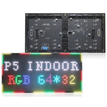 64x32 Матрицата Закрит P5 LED Модул 320x160 мм Пълноцветен RGB Led Дисплей SMD2121 P5 Видео Стенни Реклама