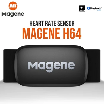 Magene Инициатор H64 Сензор за Сърдечната Честота Двухрежимный ANT Bluetooth С Нагрудным Колан Велосипеден Компютър под Наем forWahoo Спортен Монитор Garmin