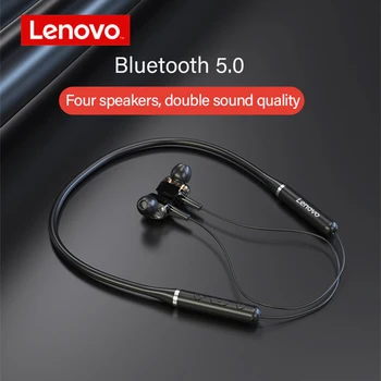 Lenovo XE66 Pro Безжични Слушалки Bluetooth Слушалки Спортни Слушалки Магнитен Маточната Кърпичка 4 Динамика на Слушалки Handfree с Микрофон