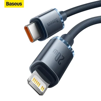 Baseus USB Type C PD 20 W Кабел за iPhone 14 13 12 Pro X 8 Бърз C USB Кабел за iPhone USB Кабел Type C Кабел Код Кабели