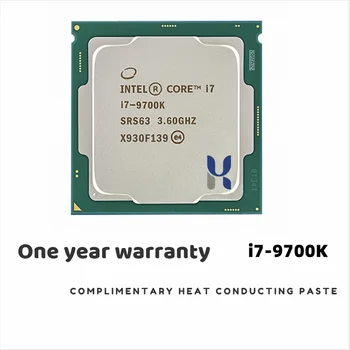 Intel Core i7-9700K i7 9700K 3.6 Ghz Восьмиядерный восьмипоточный процесор на 12 М 95 W Настолен КОМПЮТЪР LGA 1151