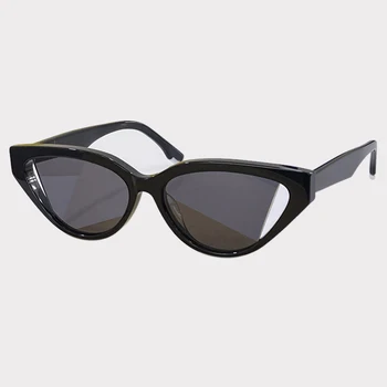 Модерни Слънчеви Очила на Очите Котка Женски Нюанси на Висококачествени Vintage Слънчеви Очила Марка Desginer Очила Огледало Лято UV400