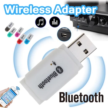 Безжична Мини USB Wifi Аудио Адаптер Bluetooth Предавател Приемник Ключ За вашия Десктоп на Лаптопа Windows 7 на 10 Компютъра Комплект за Кола PC