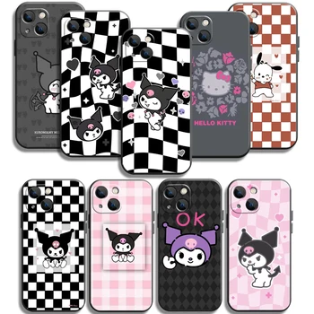 Калъфи за телефони Hello Kitty Kuromi за iPhone 11 12 Pro MAX 6S 7 8 Plus XS MAX 12 13 Mini X XR SE 2020 Мека Делото от TPU Carcasa