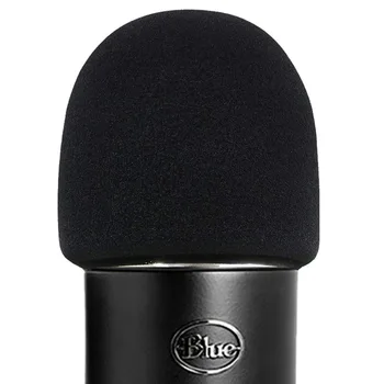 Предното стъкло на микрофона SHELKEE Foam за конденсаторных микрофони Blue Yeti, Yeti Pro - като поп-филтър за микрофони