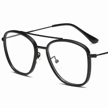 Индивидуални Очила Ретро Оптични Очила Унисекс Двухлучевые Очила Oversize Рамки На Очила 5 Цвята На Разположение
