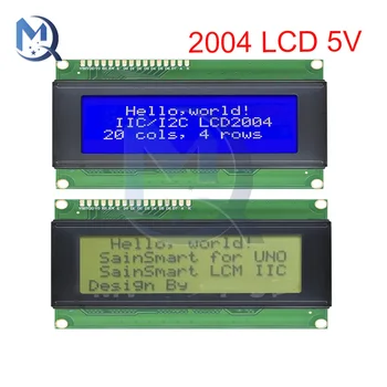 2004 LCD Дисплей Модул на Дисплея 5 В Синьо/Жълто Осветление Дигитален Екран Модул HD44780 Модул на Адаптера за Arduino