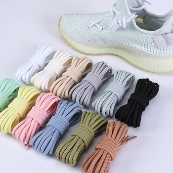 20 цветни кръгли връзки за обувки, универсални за много видове цветни спортни дантели, ширити, плътен, не зацепляется, които се използват за връзки за обувки за бягане