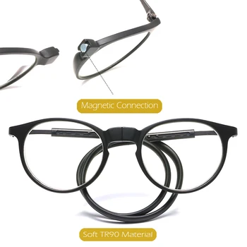 Реколта Унисекс Мъжки и Дамски очила за четене на врата, Регулируеми лък тел, Удобни Меки TR90