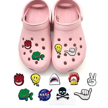 9-Различни Видове Обувки за Окачване на Аксесоари jibz за croc PVC Дизайнерски Детски Празничен Подарък