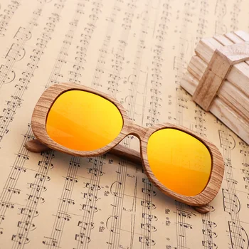 Модни Поляризирани Дървени Слънчеви Очила За Жени, Ръчна изработка от естествени материали, Очила във формата на пеперуда, анти-UV, Gafas de sol