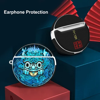 Bluetooth Hoofdtelefoon Калъф Huawei Freebuds 4 Комплект Слушалки Чанта Voor Freebuds4 Мек Пластмасов Калъф с Шарките на Чешмата Beschermen