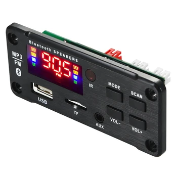 Усилвател 25Wx2 12V Mp3 Декодер Платка Аудио Модул Bluetooth 5,0 Безжичен Музикален Автомобилен Mp3 Плеър с Bluetooth