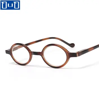 Ретро Малки Кръгли Очила За четене, Мъжки и Женски Преносими Очила за четене, по-Леки очила с Анти-синя светлина, Очила за далекогледство + 1,0 ~ + 4,0