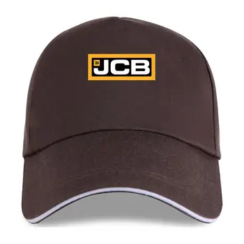 Нова Мода Мъжки Памучен бейзболна шапка с Логото на JCB, Мъжки Блузи с Кръгло Деколте, Черен Размер S-3XL, дамски