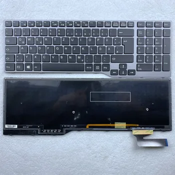 Германия Клавиатура За лаптоп с Подсветка Fujistu E754 Lifebook E752 E557 E753 E756 E554 E556 GR Оформление