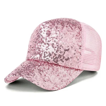 2019 нова мода жените бейзболна шапка с мрежа за момичета, лятна шапка, бейзболна шапка-бейзболна шапка за мъже, костни гарро, регулируем модерна шапка-шапка