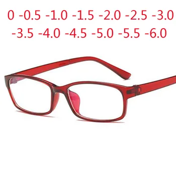 0 -0.5 -1 -1.5 -2 -2.5 -3 -3.5 -4 -5 -6 Готови Очила за Късогледство Мъжки Недалновидни Очила Със Синьо Покритие Женски Диоптрийные Очила