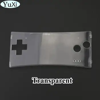 YuXi Clear Ремонт Предната Обвивка на предния панел Калъф за Nintend за Gameboy Micro за GBM на Предния Панел
