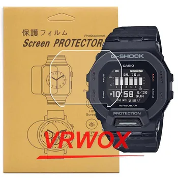 Защитно фолио за екран от 3 теми за Casio GBD-200 GBX-100 G-5600 GLS-5600 GLX-5600 DW-D5600 от прозрачен TPU Нано взрывозащищенная
