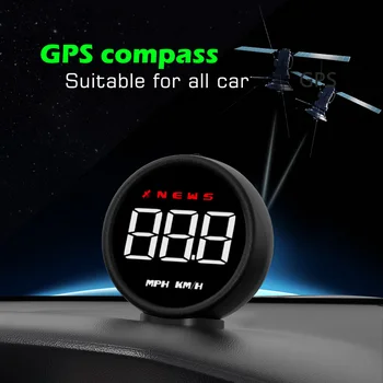 G1 Авто HUD OBD2 GPS Бордови Компютър Цифров Централен Дисплей Auto измерване на Скоростта на Скоростта на Предното Стъкло Проектор obd дисплей За Всички Автомобили