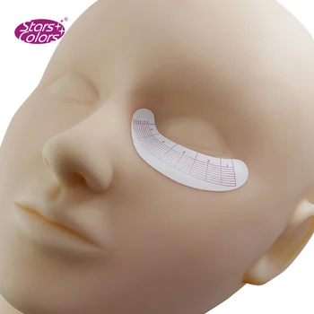 Възглавница за очите Pratice за изграждане на миглите общо 5 броя от 35 двойки чалми за очите хартиени Безворсовые Упражнения тампони за очи