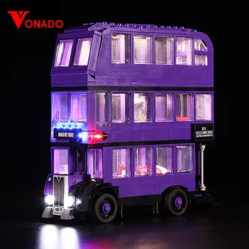 Vonado led лампа, която е Съвместима за автобус серия 75957, Строителни тухли, конструктори Creator City Техника, играчки (само лампа, не включва модела)