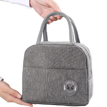 Термоизоляционная чанта за многократна употреба Фланец Обяд-бокс Запечатани Чанта Термостойкая чанта за продукти, оставяйки храна студена или топла в продължение на