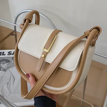 Висококачествена дамска чанта на рамото 2022, Новата модерна дамска чанта, висококачествена универсална чанта-месинджър, модни окото червена седельная чанта
