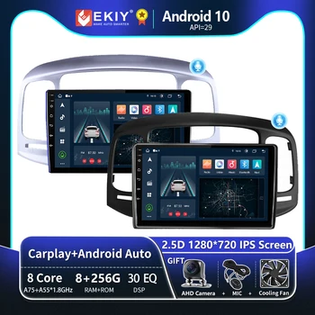 EKIY Т8 За Hyundai Accent 2006-2011 Радиото в автомобила Мултимедийна Система за Навигация GPS, Стерео Авто Android Плейър Без 2din 2 Din DVD