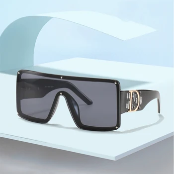 Моден Тренд Диамантени Кубични Циркониеви Големи Слънчеви Очила За Жени И Мъже, Класически Ретро Летни Големи Слънчеви Очила Eyewear 2022