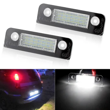 2 елемента Без Грешки LED Автомобилен Номер, Регистрационен номер Светлина 1332916 за Ford Fiesta и Fusion Mondeo MK2