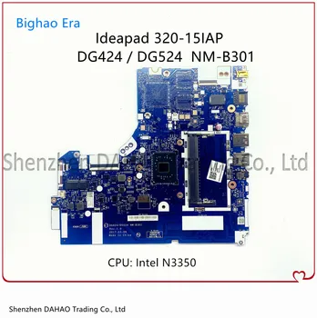 За Lenovo Ideapad 320-15IAP дънна Платка на лаптоп DG424 DG524 NM-B301 дънна Платка с процесор N3350/N3450 5B20P20644 5B20P20648 DDR3L