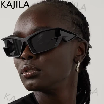 Y2K Пънк Спортни Слънчеви Очила Дамски 2000S 2022 Нова Модна Марка Нередовни Слънчеви Очила За Шофиране Мъжки Квадратни Хип-Хоп Нюанси на Goggle