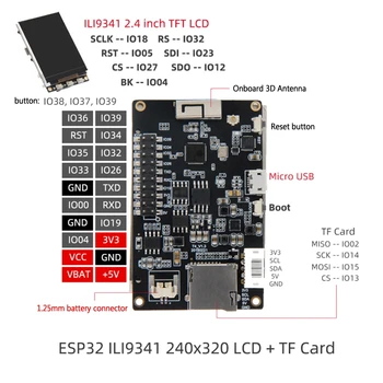 H58A T4 ESP32 Съвет за развитие Wi-Fi 2,2 