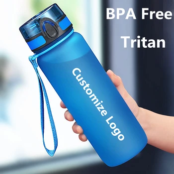 Персонализирайте Бутилки за Вода, Преносима Спортна Сигурността На Открито Tritan BPA Безплатно Голяма Чаша За Пиене Мъжки Подарък за Раждане На Индивидуален Лого Име