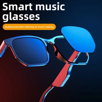 Умни Очила Безжични Bluetooth Слушалки 5,0 Слънчеви Очила, Спортни Безжични Слушалки С Микрофон Предизвикателство Музикалната Слушалки Анти-Синя Светлина