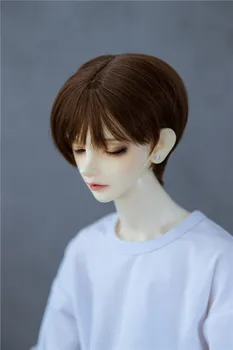 Кукла BJD с перука 1/3 резултати при висока температура копринени къса коса-аксесоари за куклата BJD
