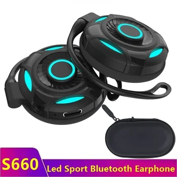 TWS Bluetooth-съвместими Безжични Спортни Слушалки С Докосване Fone De Ouvido Цветни Led Детска Слушалки За Бягане И Колоездене
